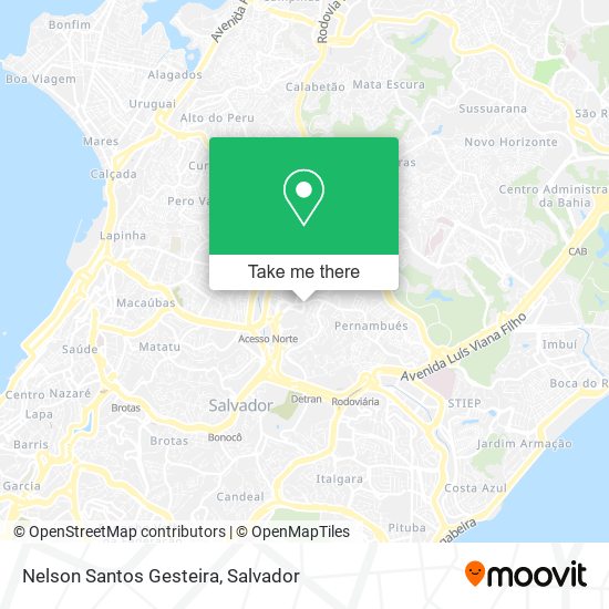 Nelson Santos Gesteira map