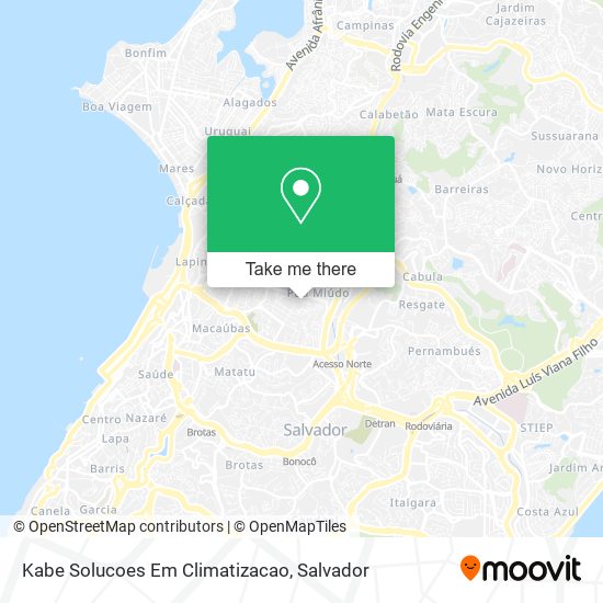 Kabe Solucoes Em Climatizacao map
