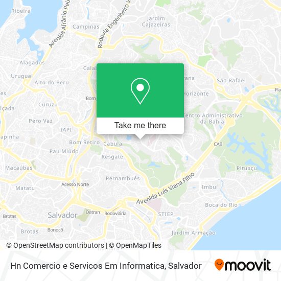 Mapa Hn Comercio e Servicos Em Informatica