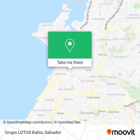 Mapa Grupo LOTUS Bahia