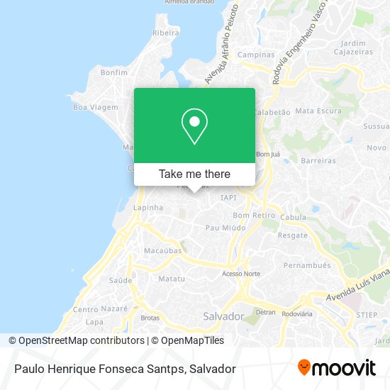 Paulo Henrique Fonseca Santps map