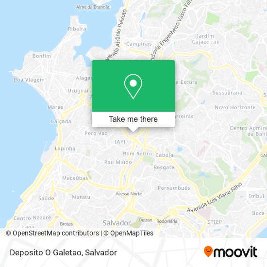Mapa Deposito O Galetao