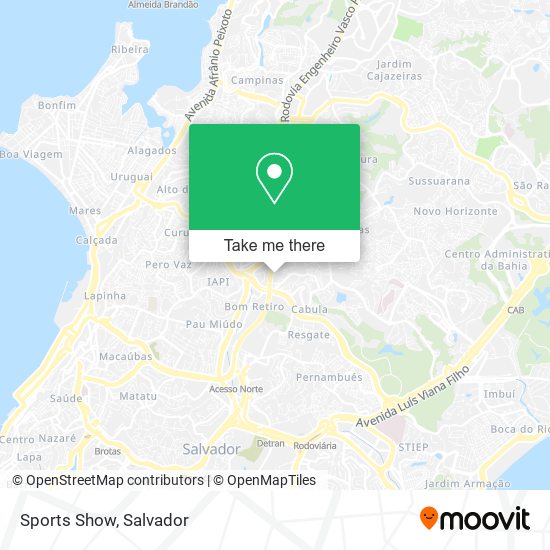 Sports Show map