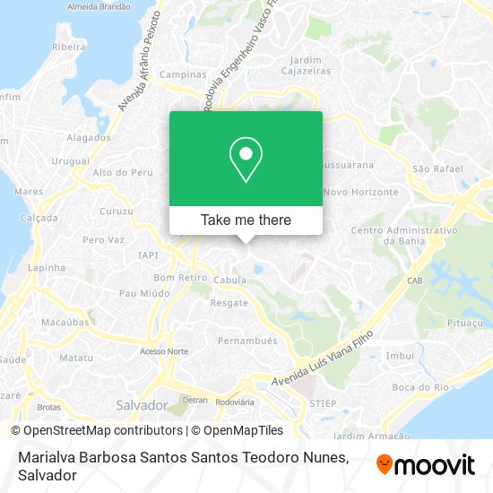 Marialva Barbosa Santos Santos Teodoro Nunes map