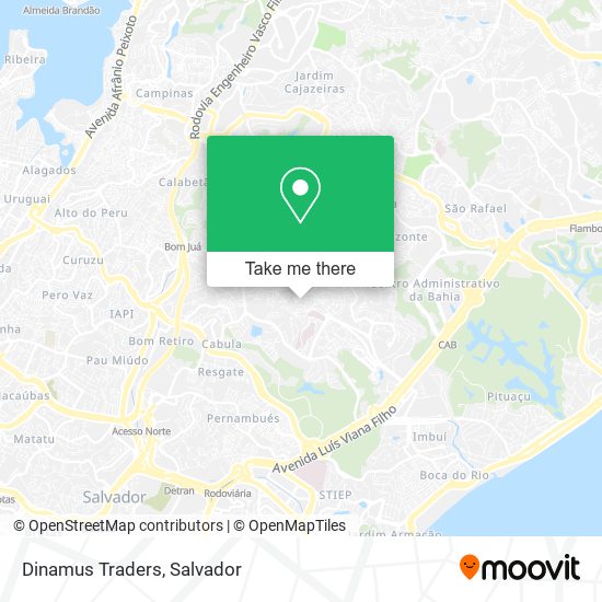 Dinamus Traders map
