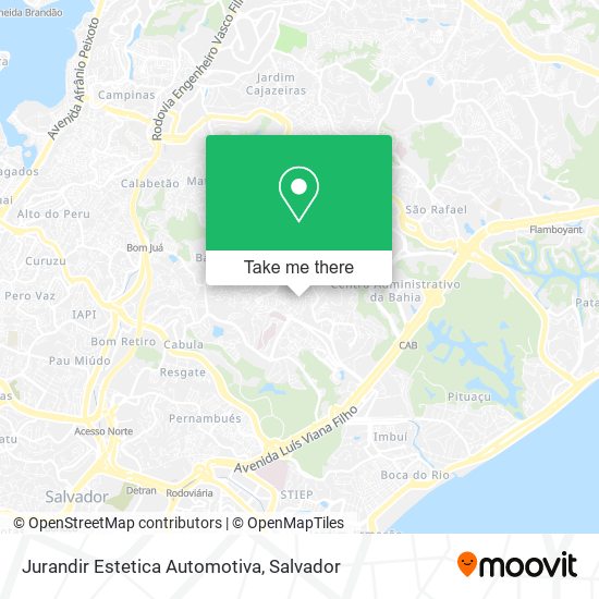 Mapa Jurandir Estetica Automotiva