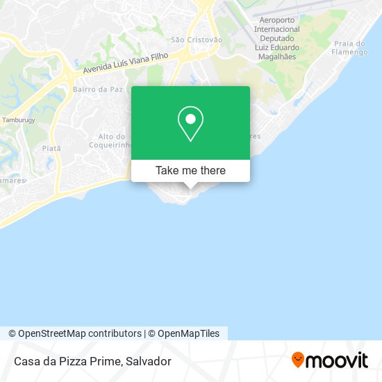 Casa da Pizza Prime map