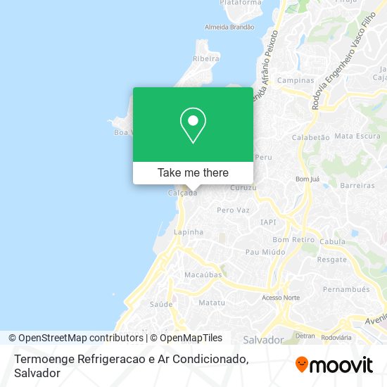 Termoenge Refrigeracao e Ar Condicionado map