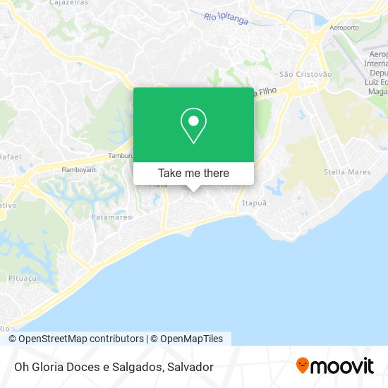 Oh Gloria Doces e Salgados map