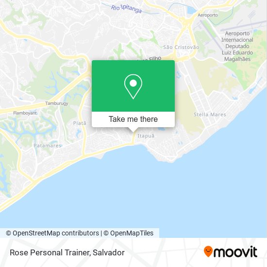 Rose Personal Trainer map
