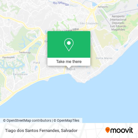 Mapa Tiago dos Santos Fernandes