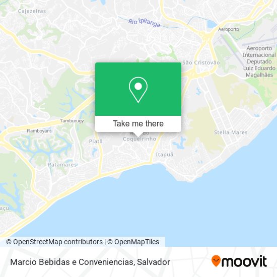 Mapa Marcio Bebidas e Conveniencias