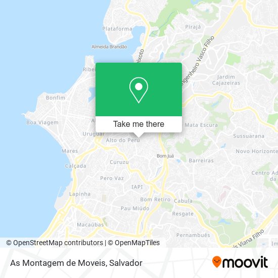 As Montagem de Moveis map