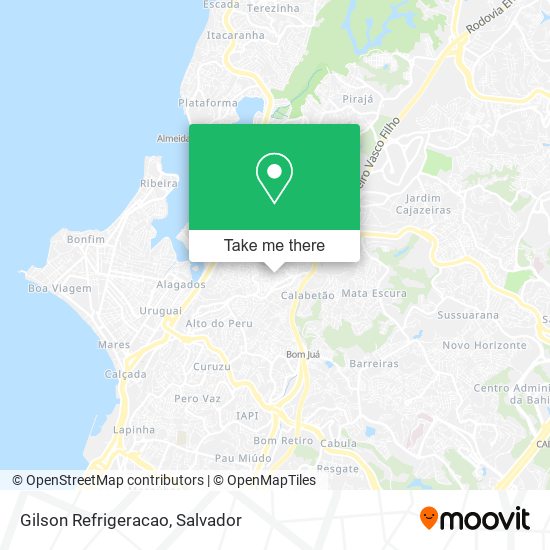 Mapa Gilson Refrigeracao