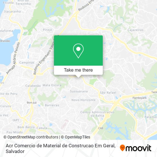 Acr Comercio de Material de Construcao Em Geral map