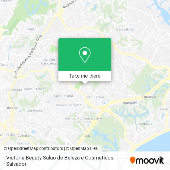 Mapa Victoria Beauty Salao de Beleza e Cosmeticos