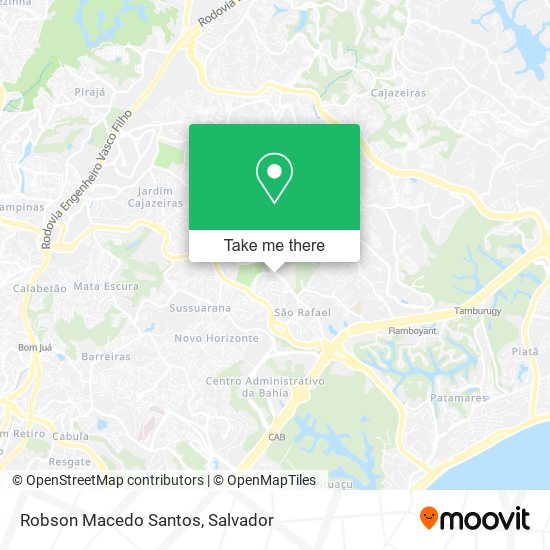 Mapa Robson Macedo Santos