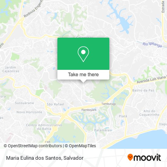 Mapa Maria Eulina dos Santos