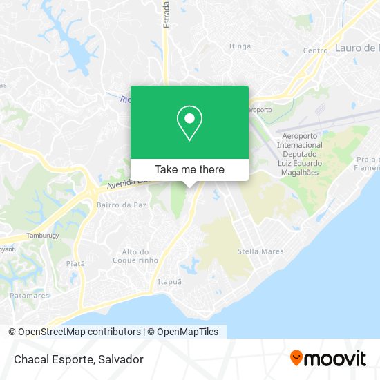 Chacal Esporte map