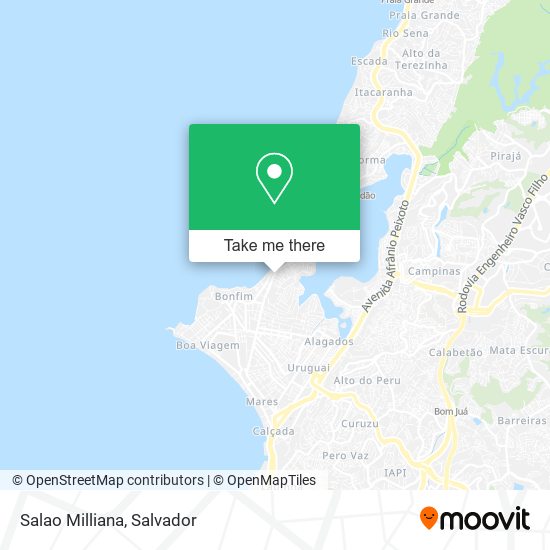 Salao Milliana map