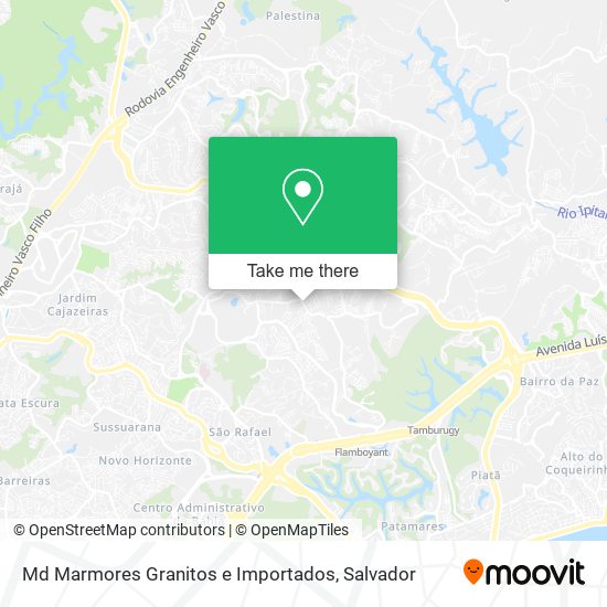 Md Marmores Granitos e Importados map