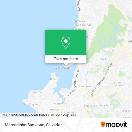 Mapa Mercadinho Sao Joao
