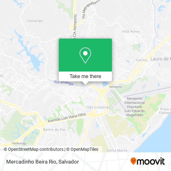 Mapa Mercadinho Beira Rio