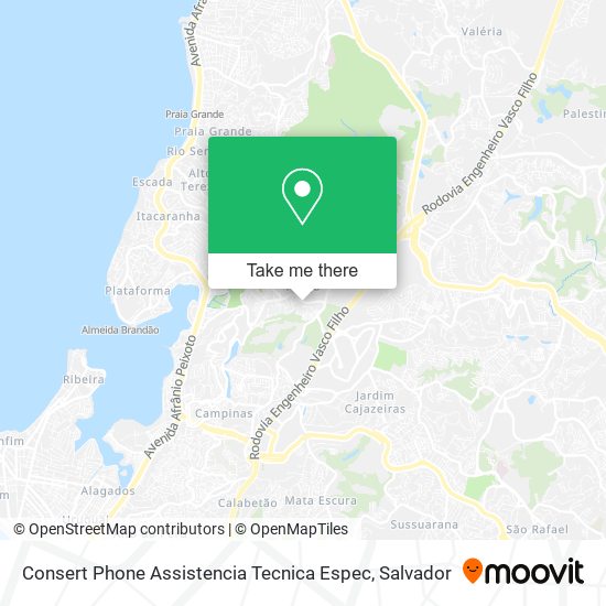 Mapa Consert Phone Assistencia Tecnica Espec