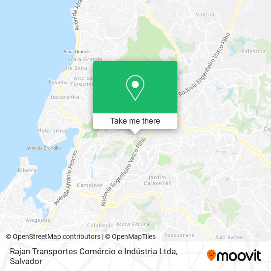 Rajan Transportes Comércio e Indústria Ltda map