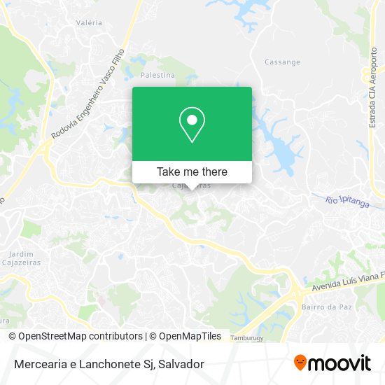 Mapa Mercearia e Lanchonete Sj