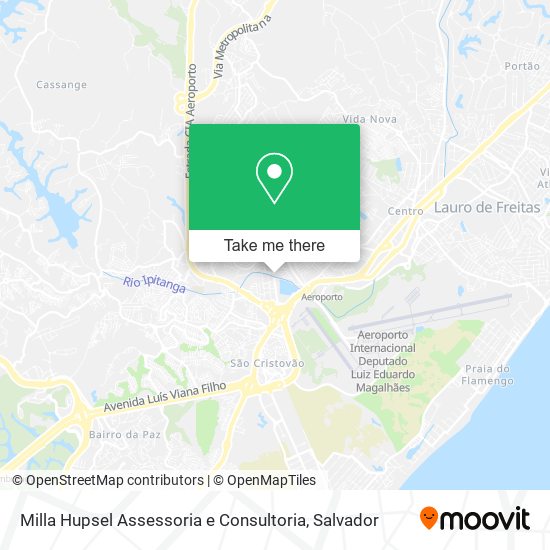 Mapa Milla Hupsel Assessoria e Consultoria