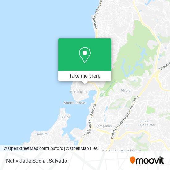 Natividade Social map