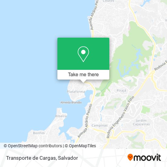 Mapa Transporte de Cargas