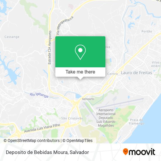 Mapa Deposito de Bebidas Moura