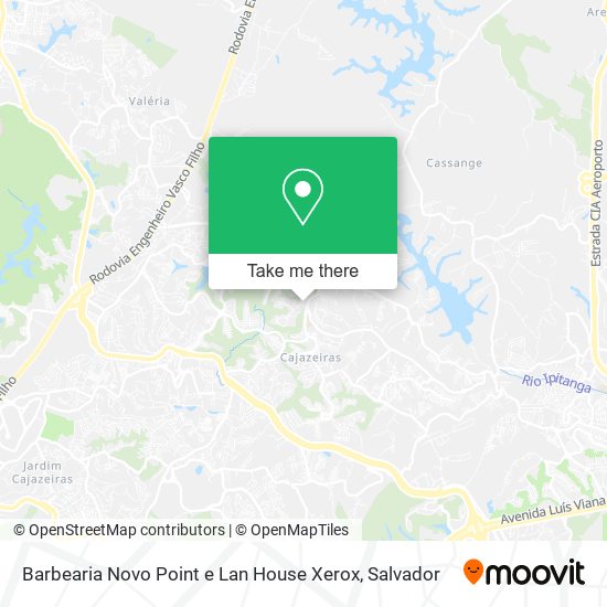 Barbearia Novo Point e Lan House Xerox map