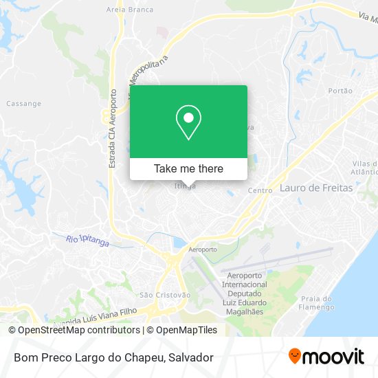 Bom Preco Largo do Chapeu map