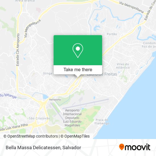 Bella Massa Delicatessen map
