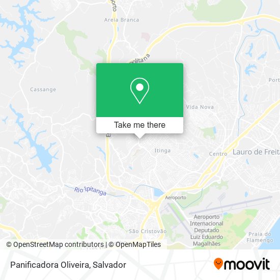 Panificadora Oliveira map