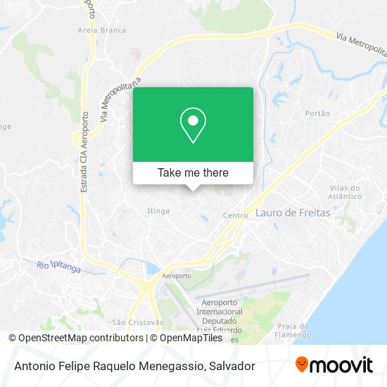 Mapa Antonio Felipe Raquelo Menegassio