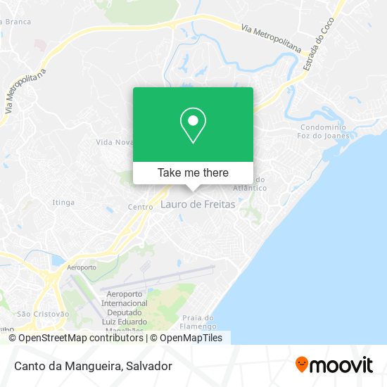 Mapa Canto da Mangueira