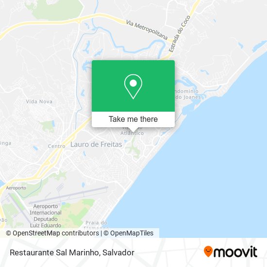 Restaurante Sal Marinho map