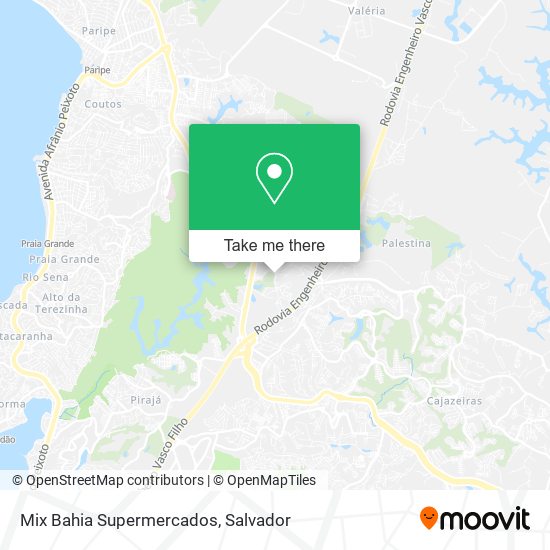 Mix Bahia Supermercados map