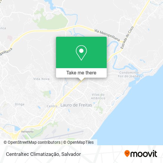Centraltec Climatização map
