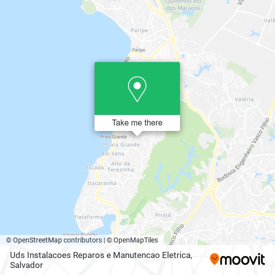 Mapa Uds Instalacoes Reparos e Manutencao Eletrica