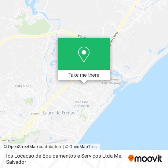 Ics Locacao de Equipamentos e Serviços Ltda Me map