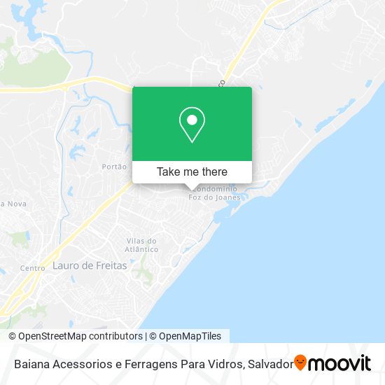 Baiana Acessorios e Ferragens Para Vidros map