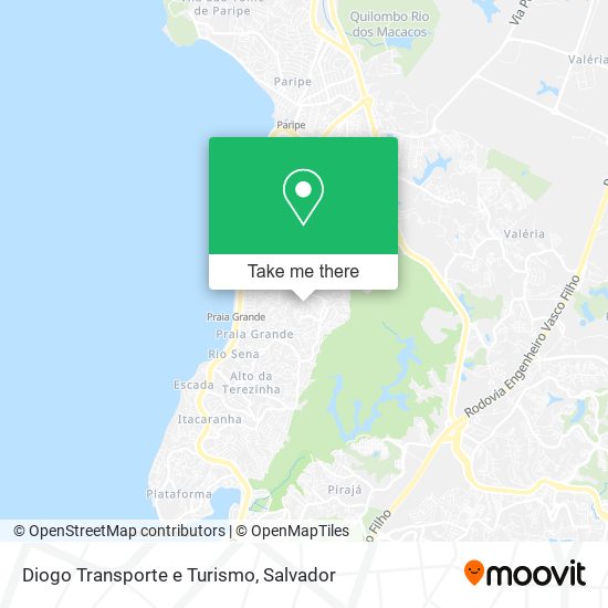 Diogo Transporte e Turismo map