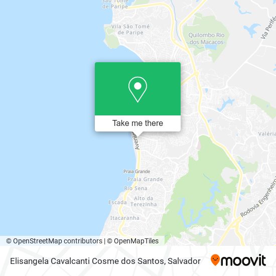 Mapa Elisangela Cavalcanti Cosme dos Santos