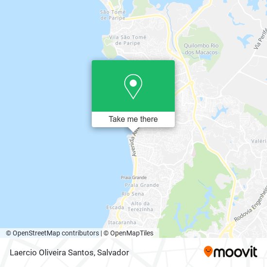 Laercio Oliveira Santos map