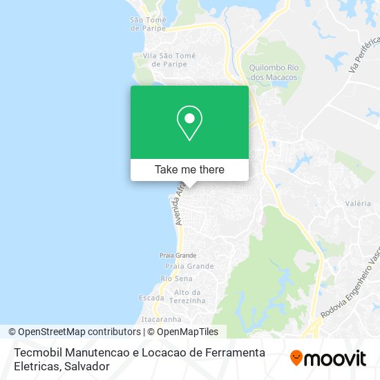 Mapa Tecmobil Manutencao e Locacao de Ferramenta Eletricas